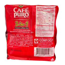 Load image into Gallery viewer, Cafe Puro 3 in One Mug Size 10x25 g Sachet 250 g
