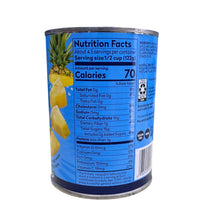 Load image into Gallery viewer, Dole Pineapple Chunks in 100% Pineapple Juice 20 oz (567 g)
