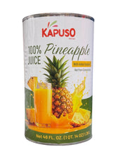 Load image into Gallery viewer, Kapuso Pineapple Juice 100% 46 fl oz (1.36 L)
