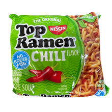 Load image into Gallery viewer, Nissin Top Ramen Chili Flavor 3 oz (85 g) (3 pcs.)
