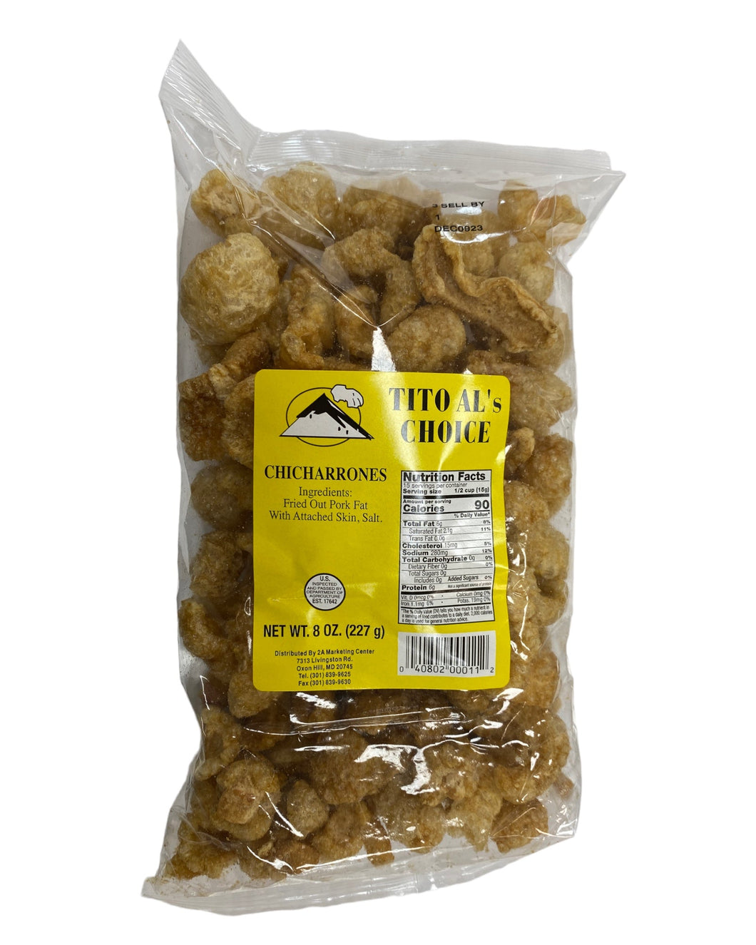 Tito Al’s Choice Chicharrones 8 oz