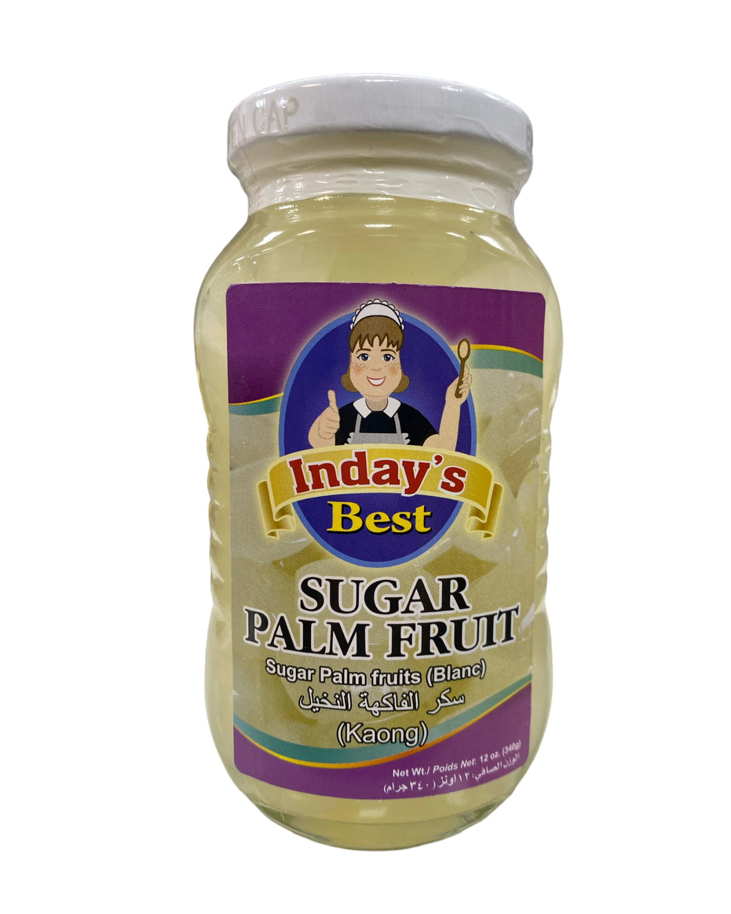 Inday's Best Sugar Palmfruit (Kaong) - White Small 12oz
