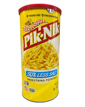 Load image into Gallery viewer, Pik-Nik Shoestring Potatoes 50% Less Salt (Big) 9 oz
