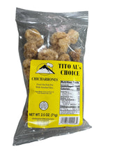 Load image into Gallery viewer, Tito Al’s Choice Chicharrones 2.5 oz (71 g)
