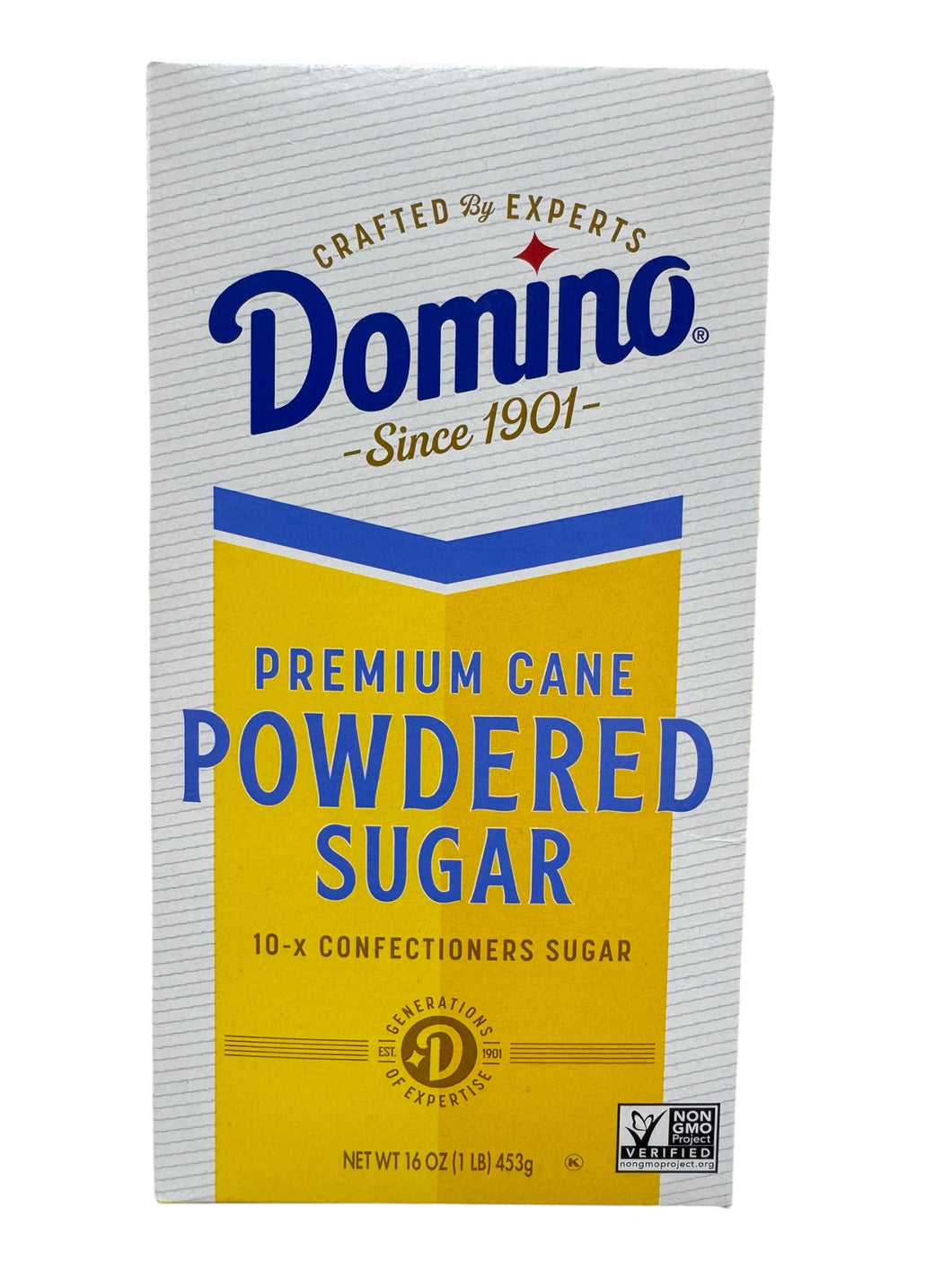 Domino Premium Cane Powdered Sugar 10-x Confectioners Sugar 16 oz (453 ...