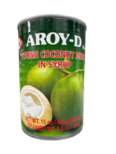 Load image into Gallery viewer, Aroy-D Young Coconut Meat in Syrup 15 oz (425 g)
