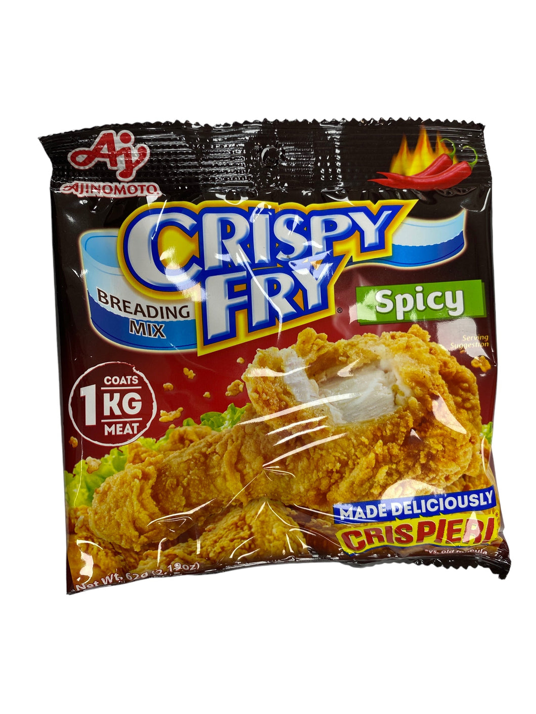 Ajinomoto Crispy Fry Spicy Breading Mix 2.19 oz (62g)