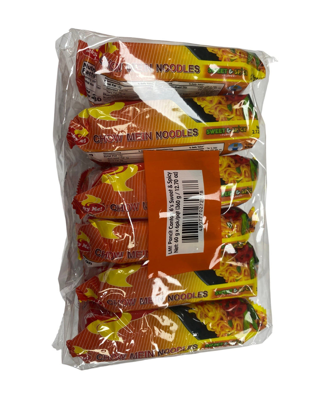 Lucky Me Pancit Canton Sweet & Spicy 6 packs 12.70 oz