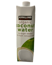 Load image into Gallery viewer, Kirkland Organic Coconut Water 1 L

