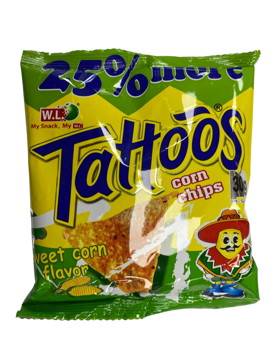 Tattoos Corn Chips 1.06 oz