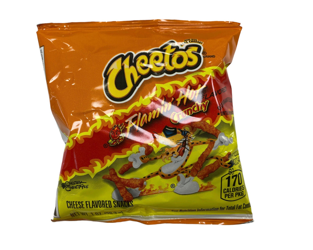 Cheetos Flamin Hot Crunchy 1 oz