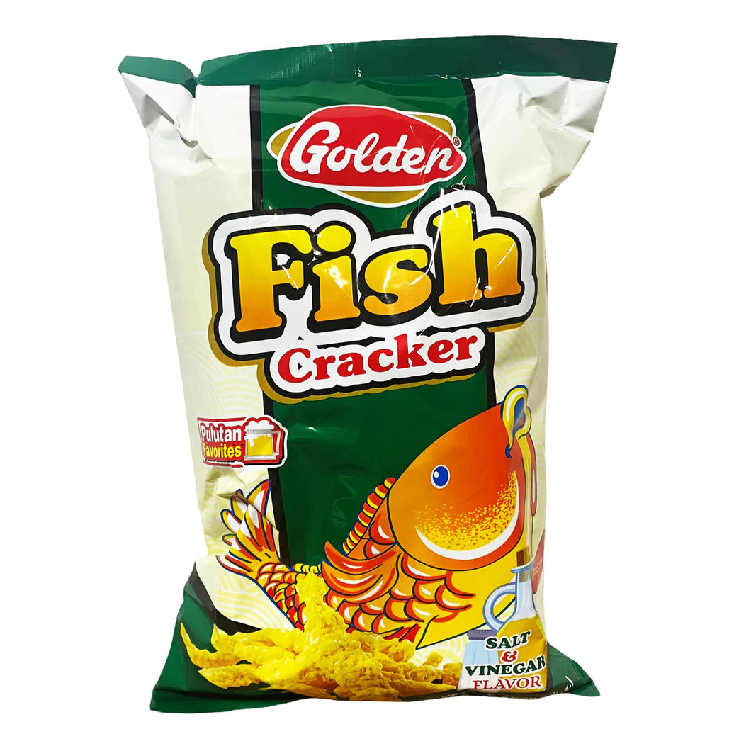 Golden Fish Crackers Salt and Vinegar Flavor 200g