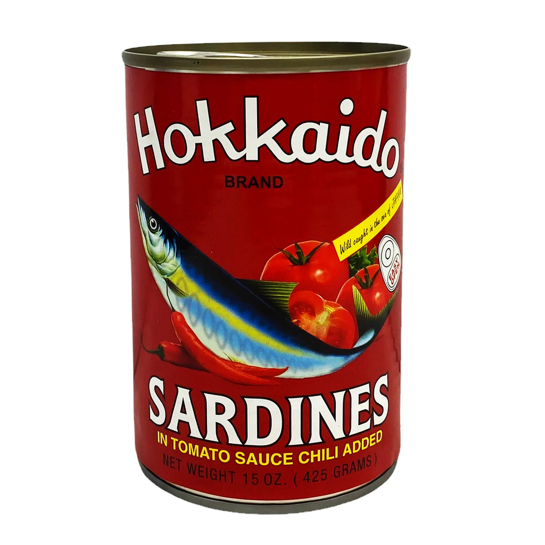 Hokkaido Sardines in Tomato Sauce with Chili - Red 15oz. (425g)