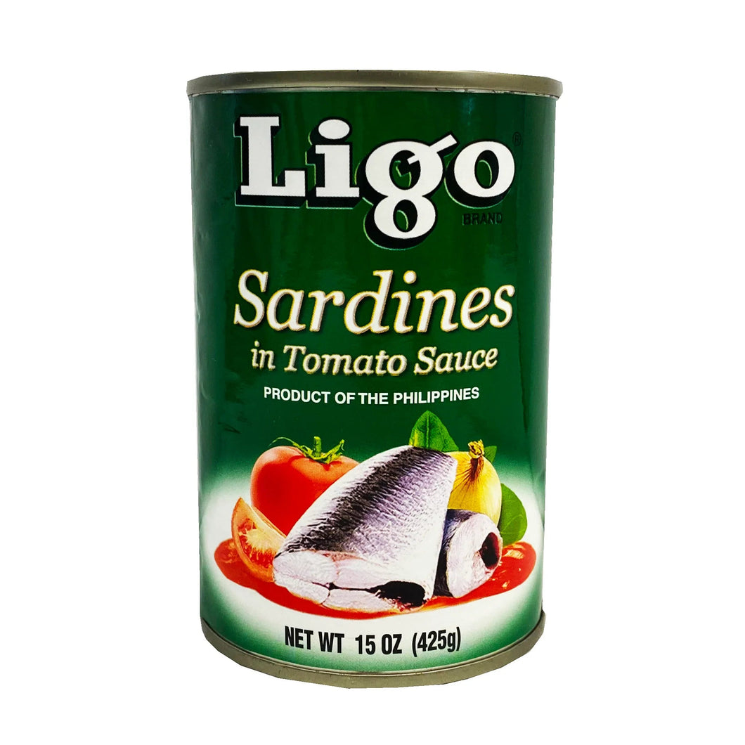 Ligo Sardines In Tomato Sauce 15oz (425g)