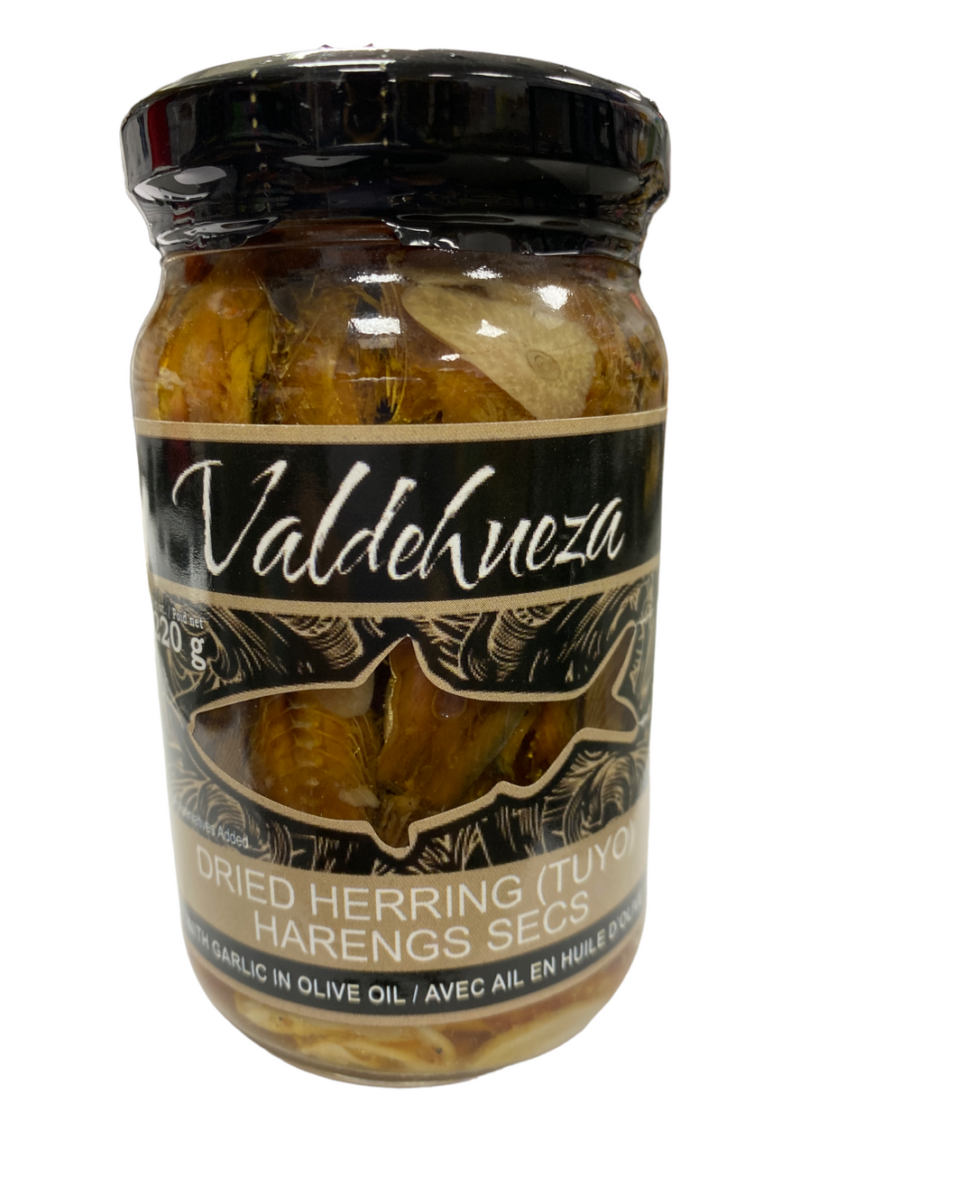 Valdehueza Dried herring with Garlic in Olive Oil 220g