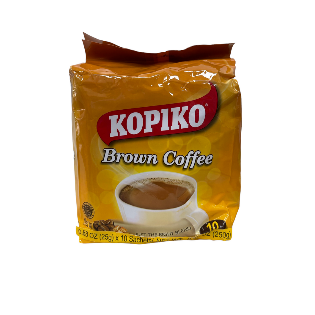 Kopiko Brown Coffee 10 sachets 8.82oz.