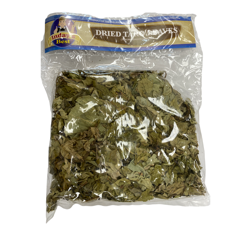 Inday's Best - Dried Taro Leaves 3.5 oz. (100g) (Tuyong Dahon ng Gabi)