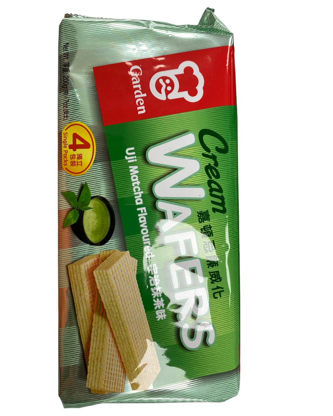 Garden Cream Wafers Uji Matcha Flavored 7oz.