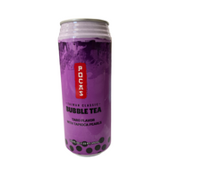 Load image into Gallery viewer, Pocas Bubble Tea Taro Flavor with Tapioca Pearls 16.5 fl oz
