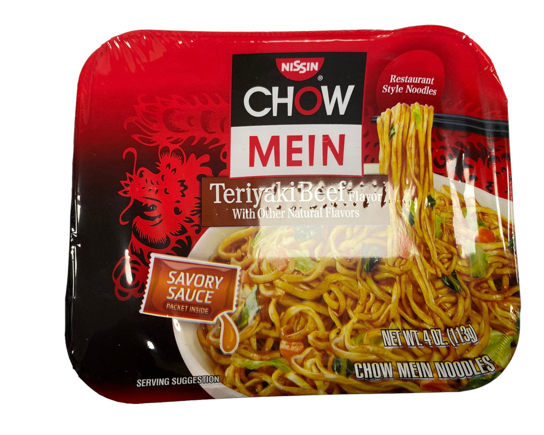 Nissin Chow Mein Teriyaki Beef Flavor Net Wt. 4 oz. (113g)