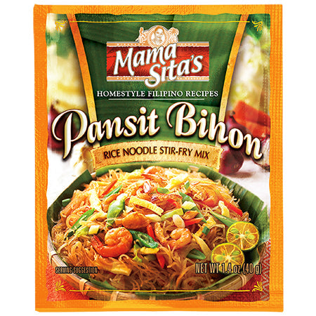Mama Sita Rice Noodle Stir-Fry Mix - Pansit Bihon 1.4oz