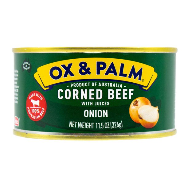 Ox & Palm Corned Beef Onion Flavored 11.5oz